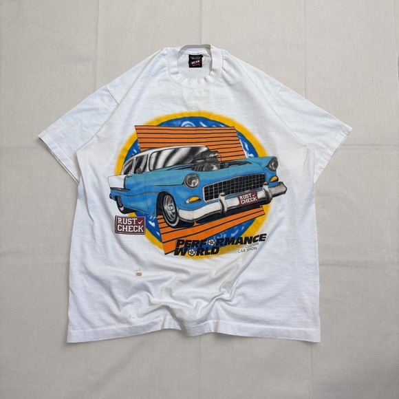 Fruit of the Loom Other - Men’s Vintage 1995 Fruit of the Loom graphic racing single stitch tee